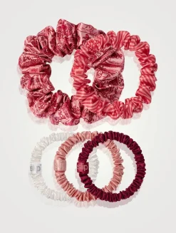 Pure Silk Assorted Scrunchies - Harriet