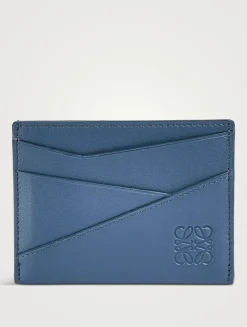 Puzzle Edge Leather Card Holder