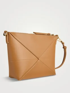 Puzzle Fold Leather Pouch