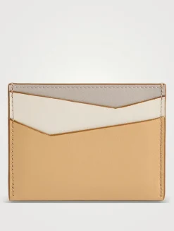 Puzzle Leather Card Holder