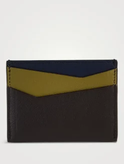 Puzzle Leather Cardholder