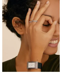 Quatre Grosgrain White Gold Ring