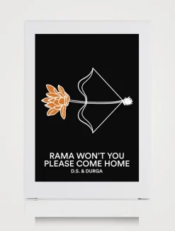 Rama Won't You Please Come Home Candle