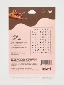 Rebel Nail Art Tattoos