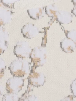 Red Currant Jacquard Knit Mini Dress