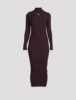 Reedition Rib-Knit Midi Dress
