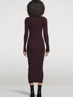 Reedition Rib-Knit Midi Dress
