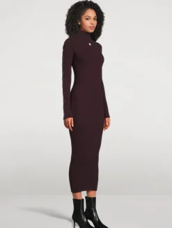 Reedition Rib-Knit Midi Dress