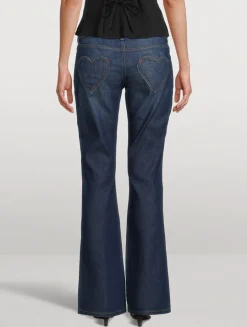 Reformation x Devon Lee Carlson Kenny Low-Rise Bootcut Jeans