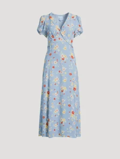 Reformation x Devon Lee Carlson Michelle Dress In Floral Print