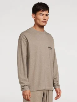 Relaxed Logo Long-Sleeve T-Shirt