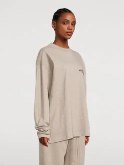 Relaxed Logo Long-Sleeve T-Shirt