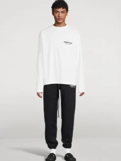 Relaxed Logo Long-Sleeve T-Shirt