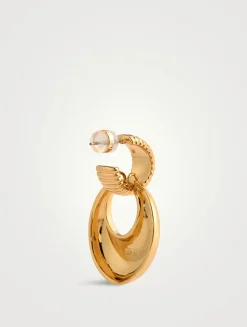 Remy Doorknocker Hoop Earrings