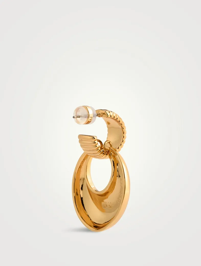 Remy Doorknocker Hoop Earrings