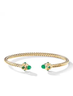Renaissance Bracelet In 18k Yellow Gold With Peridot