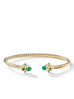 Renaissance Bracelet In 18k Yellow Gold With Peridot