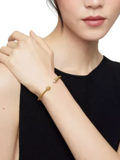 Renaissance® Cablespira Bracelet In 18k Yellow Gold With Diamonds, 3.5mm