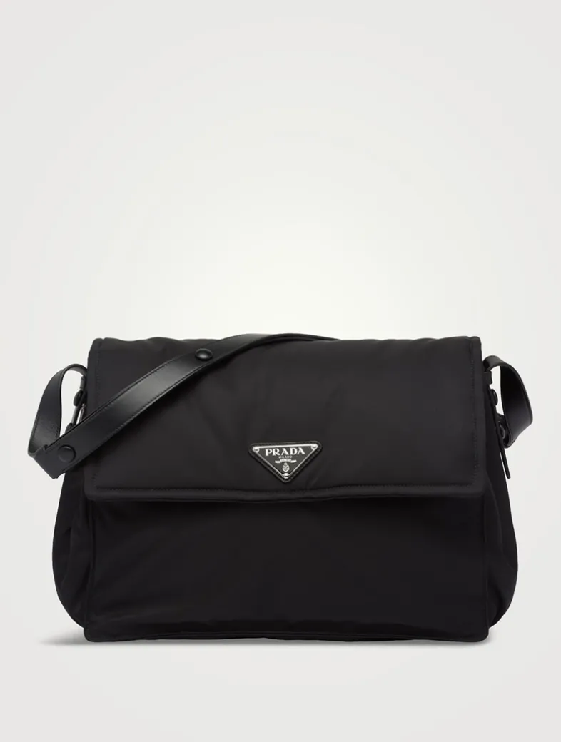 Re-nylon Large Padded Shoulder Bag