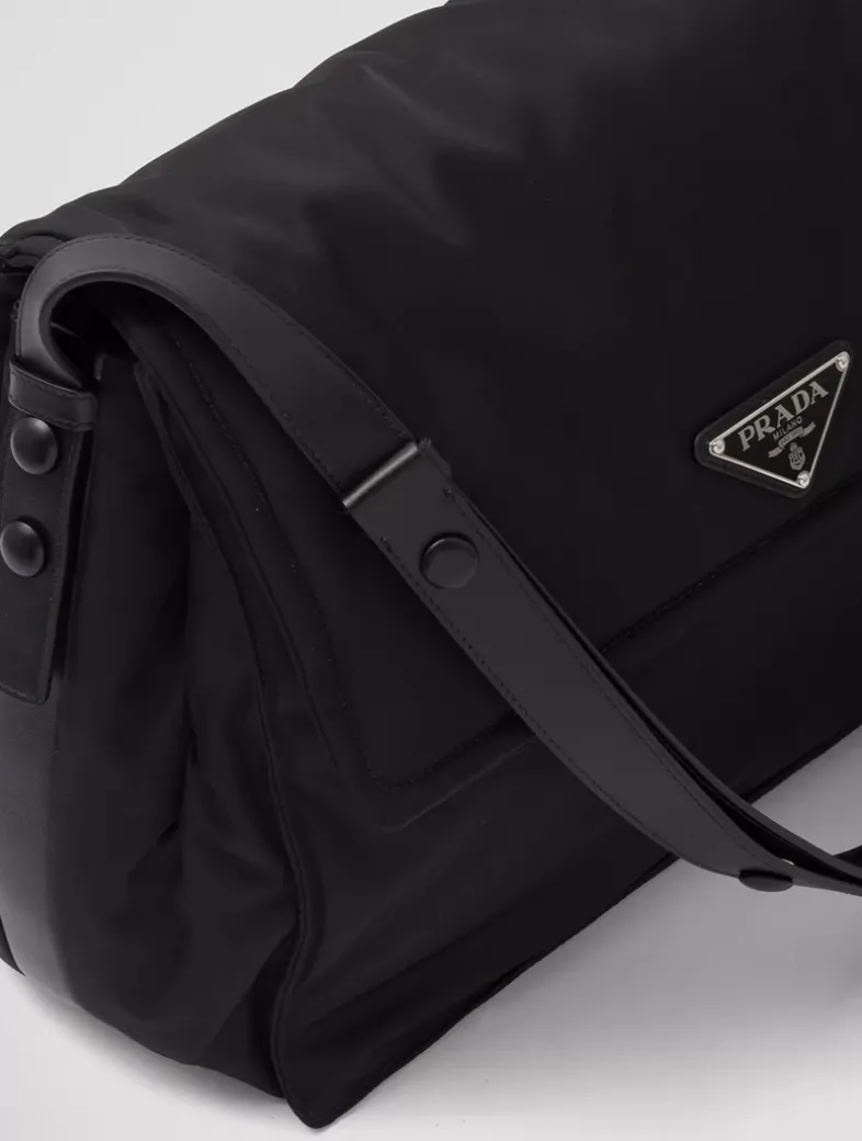 Re-nylon Large Padded Shoulder Bag