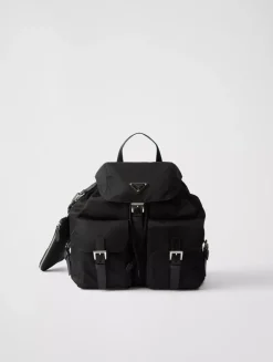 Re-nylon Medium Backpack With Pouch