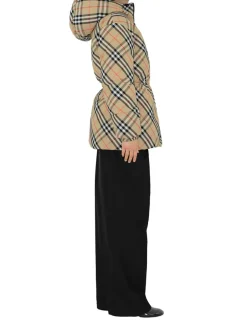 Reversible Check Nylon Keswick Puffer Jacket