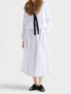 Reversible Cotton Jersey And Re-nylon Circle Skirt