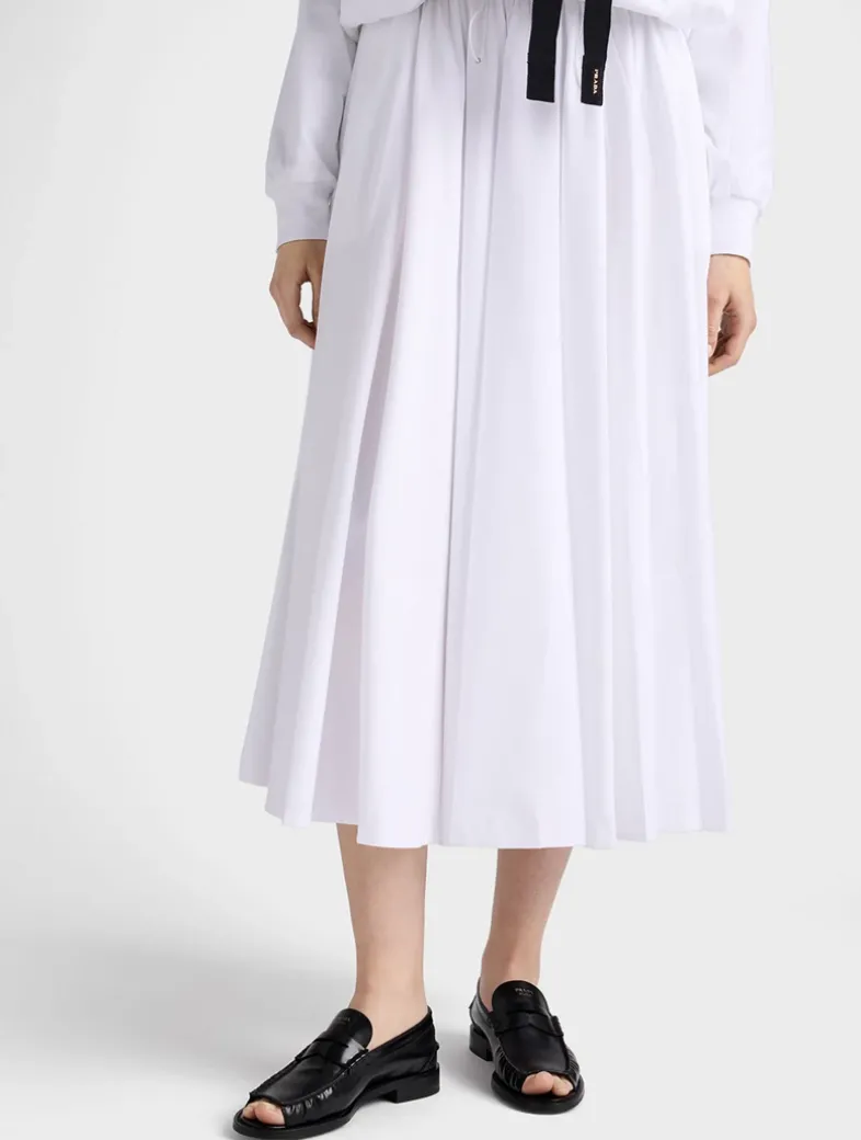 Reversible Cotton Jersey And Re-nylon Circle Skirt
