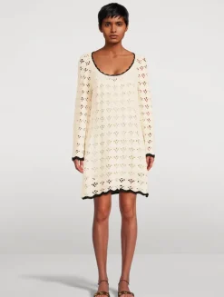 Rhiannon Crochet Mini Dress