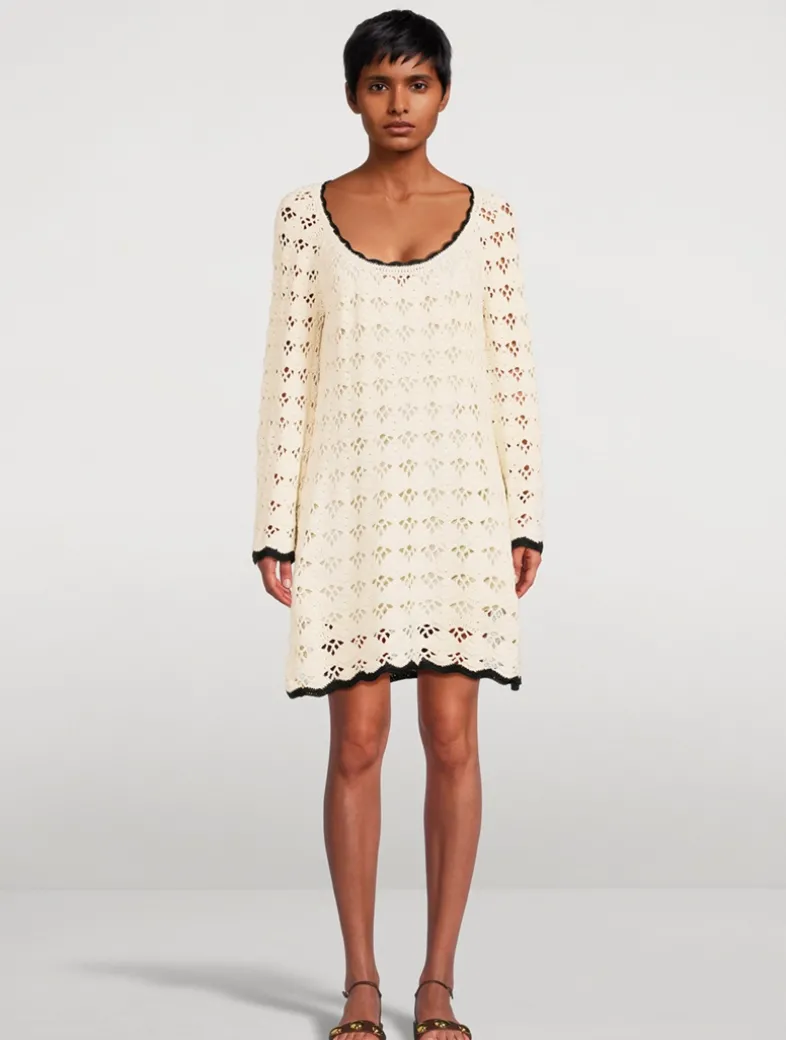 Rhiannon Crochet Mini Dress