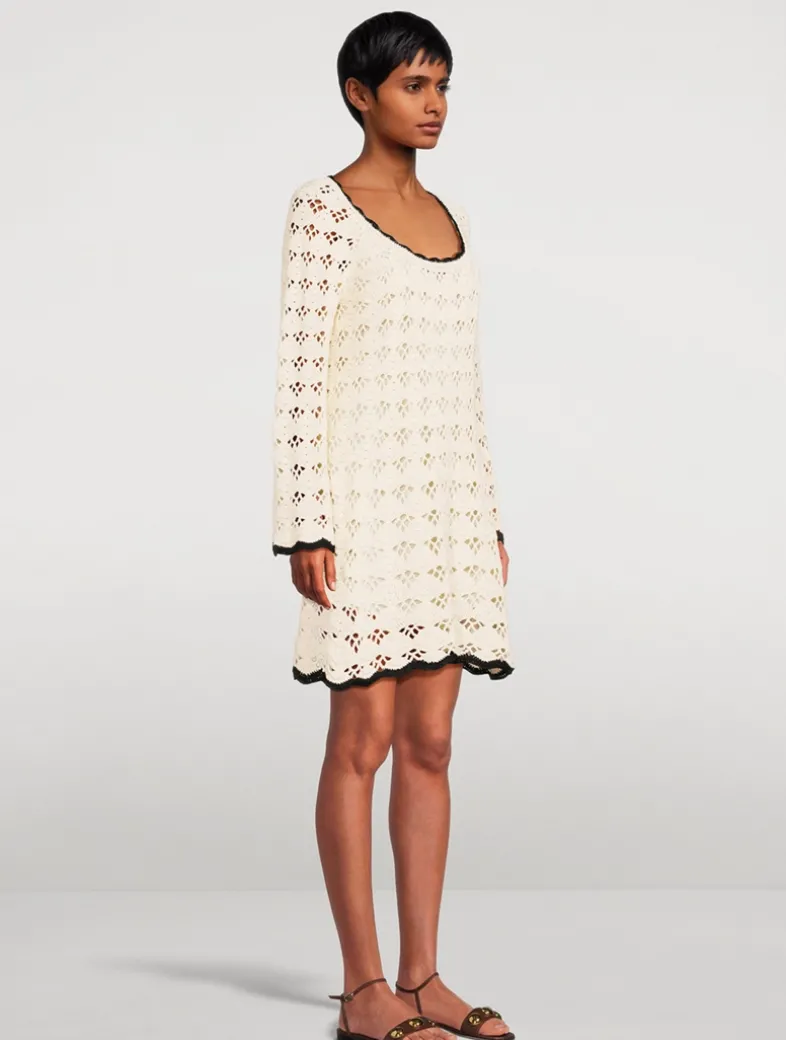 Rhiannon Crochet Mini Dress