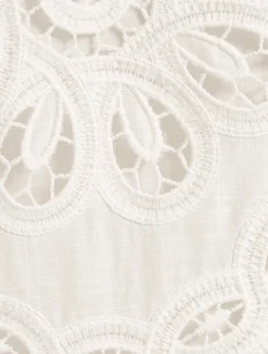 Rhiannon Embroidered Lace Midi Dress