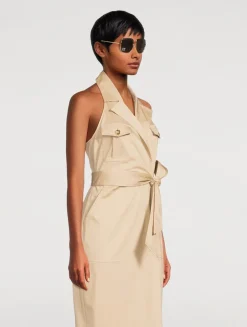 Rhinestone Triomphe Square Sunglasses