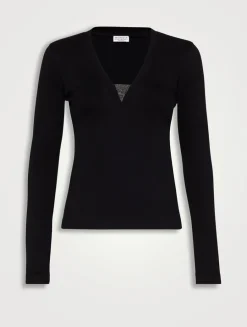 Ribbed Jersey T-shirt