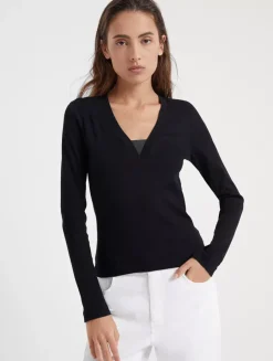 Ribbed Jersey T-shirt