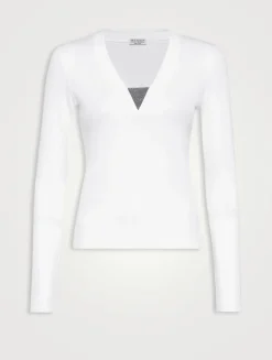 Ribbed Jersey T-shirt