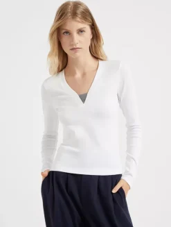 Ribbed Jersey T-shirt