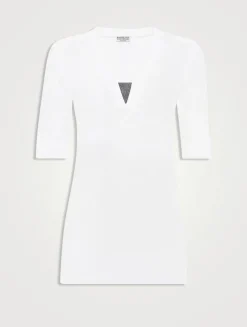 Ribbed Jersey T-shirt