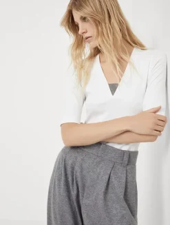 Ribbed Jersey T-shirt