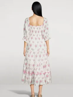 Rigby Midi Dress In Floral Print