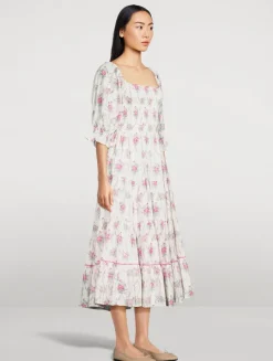 Rigby Midi Dress In Floral Print