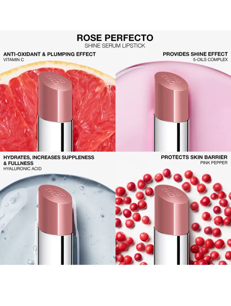Rose Perfecto Shine Serum Lip Oil Stick