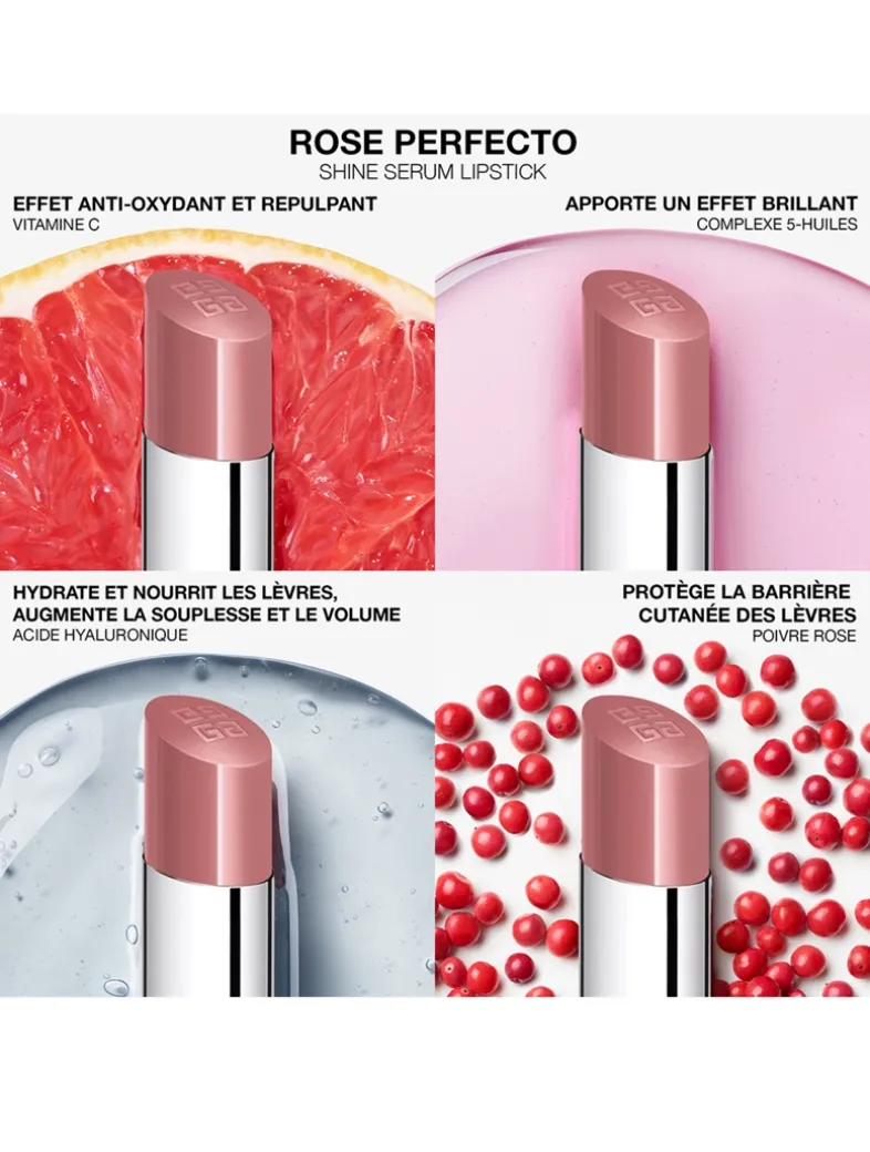 Rose Perfecto Shine Serum Lip Oil Stick