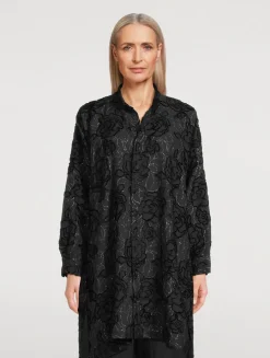 Rose-Embellished Shirt