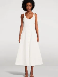 Rosetta Denim Midi Dress