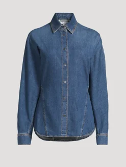 Round Denim Shirt