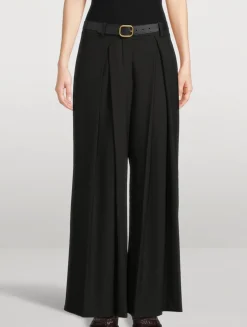 Rounded Soft Buckle Leather Belt