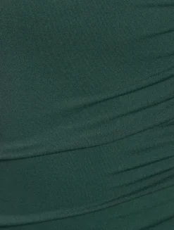 Ruched Jersey Midi Dress