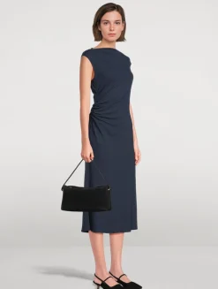 Ruched Midi Dress