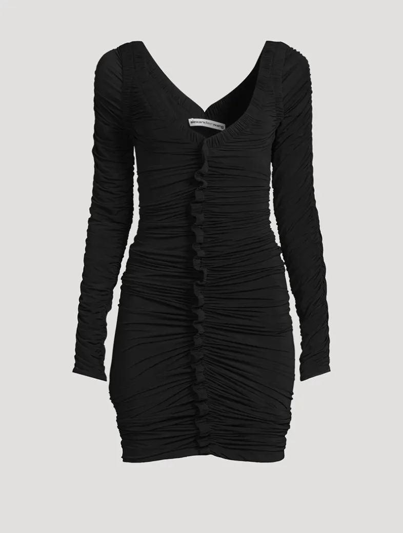 Ruched Mini Dress